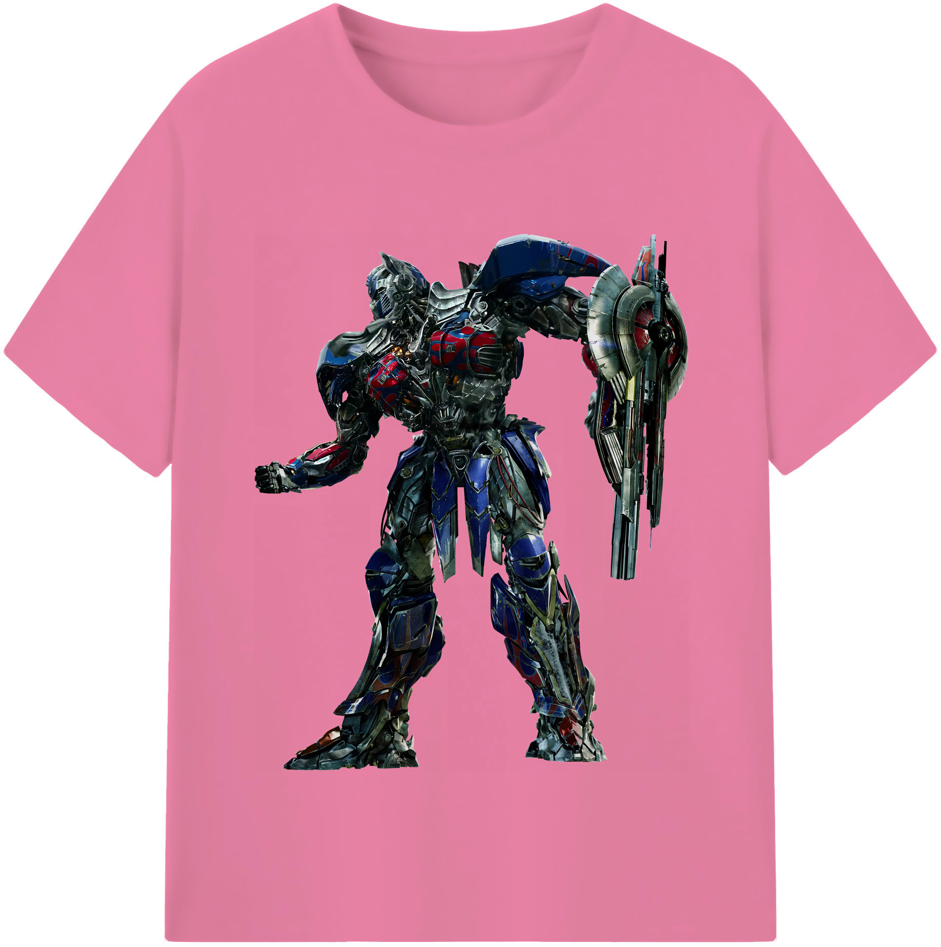 （画像用） Transformers トランスフォーマー 綿100％半袖Tシャツ（フロントプリント）